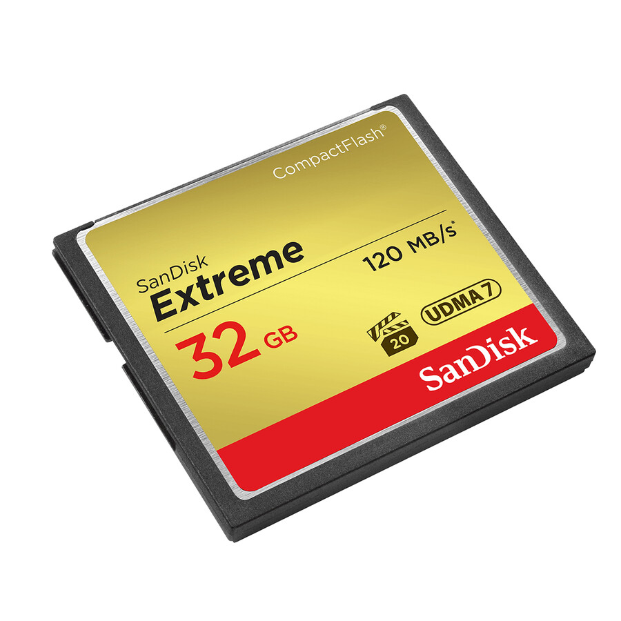 paměťová karta extreme compactflash s kapacitou 64 gb sandisk