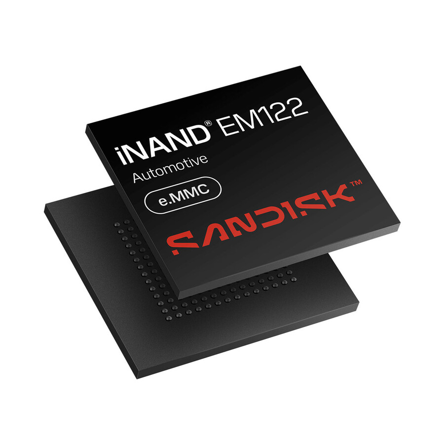 128gb 3d nand automotive e.mmc sandisk