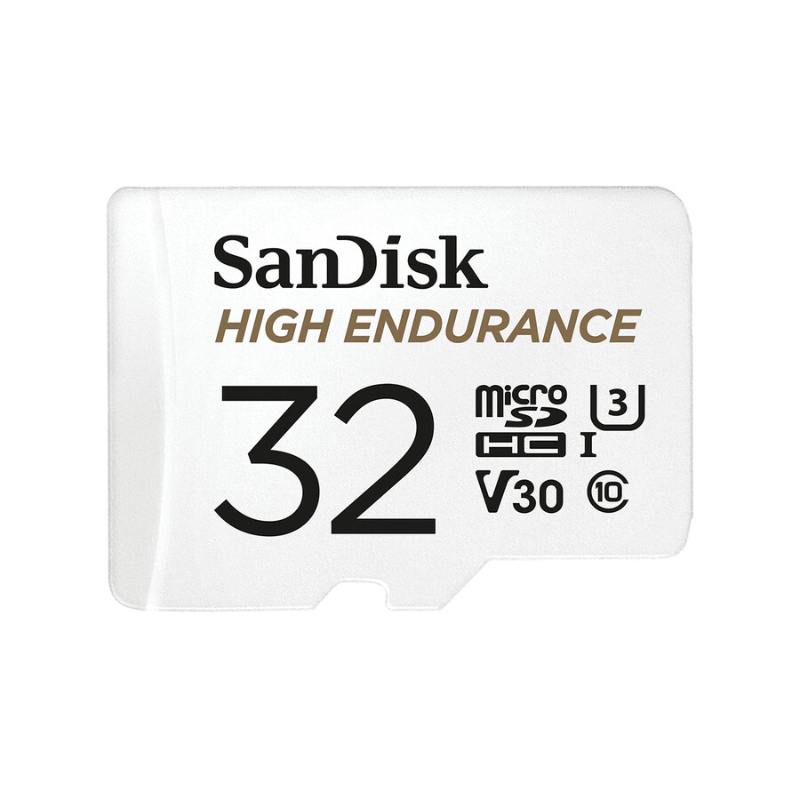 32gb paměťová karta sandisk microsd s vysokou odolností sandisk