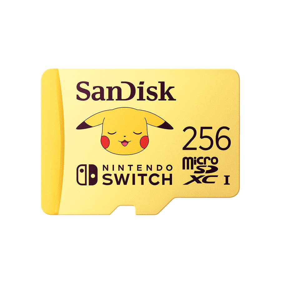 256gb paměťová karta sandisk pokémon microsd sandisk
