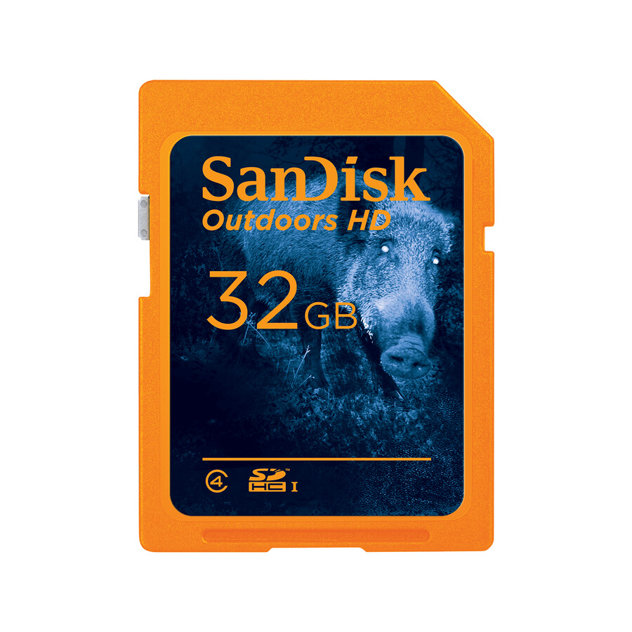32gb oranžová paměťová karta sandisk outdoors hd sdhc uhs-i sandisk