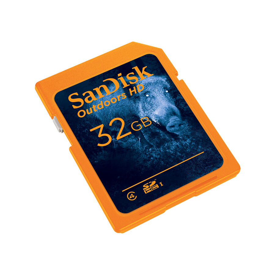 32gb oranžová paměťová karta sandisk outdoors hd sdhc uhs-i sandisk