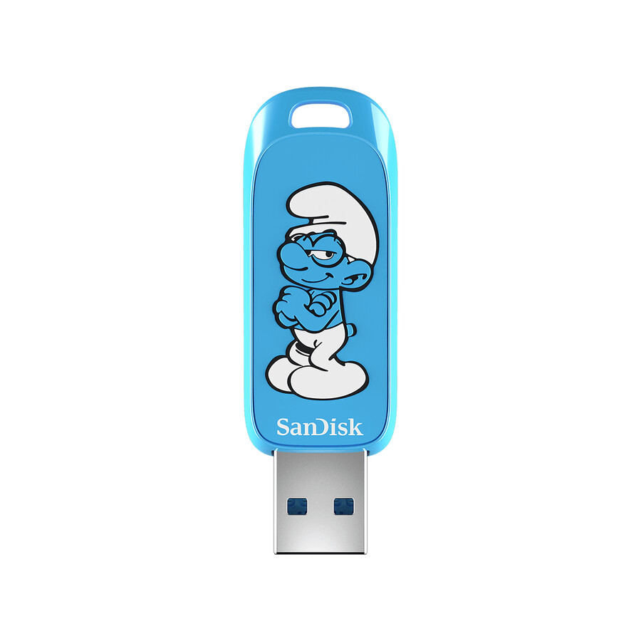 64gb usb flash disk sandisk smurfs sandisk