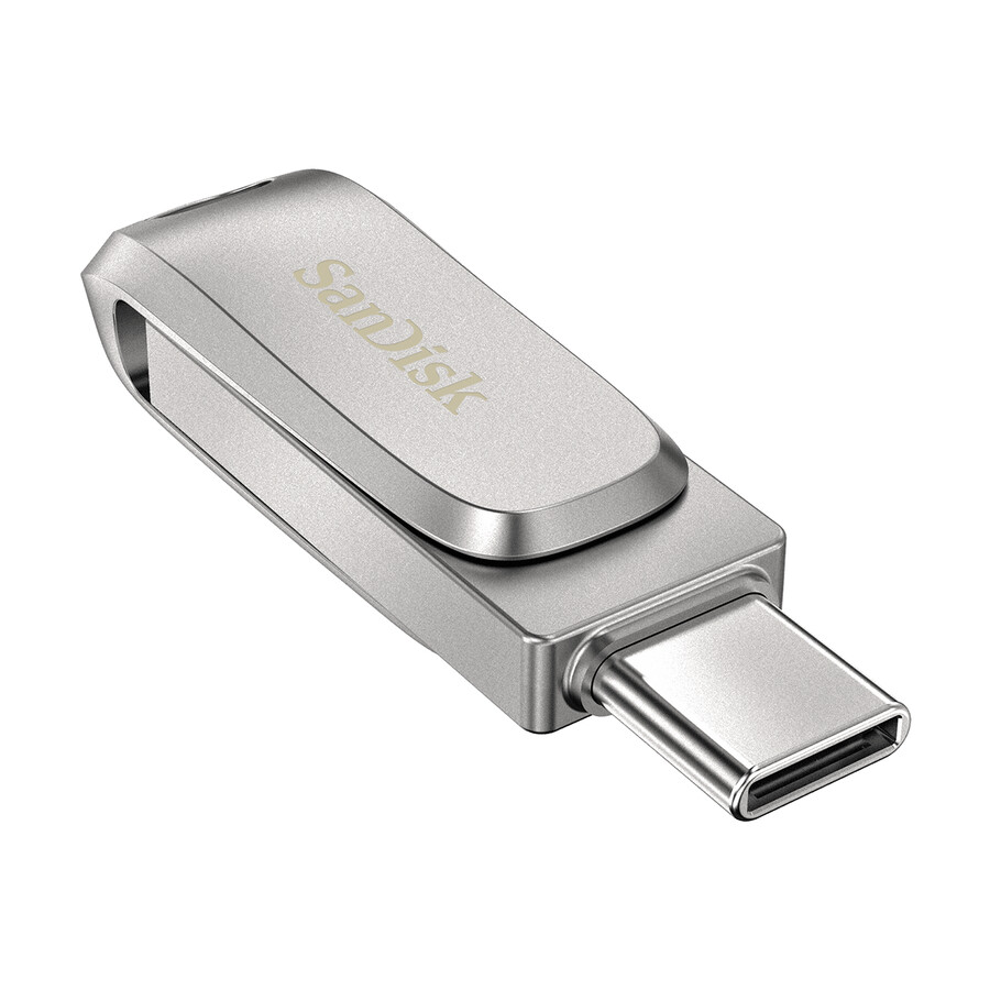 128gb zlatý flash disk sandisk ultra dual drive luxe s usb type-c sandisk